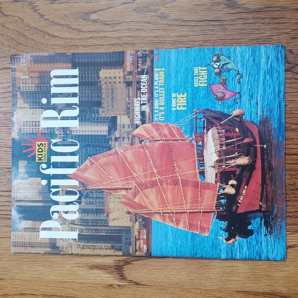 Vintage 90s Kids Discover Magazine Pacific Rim Volume 9 Issue 3 March 1999